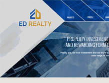 Tablet Screenshot of edrealty.com.au